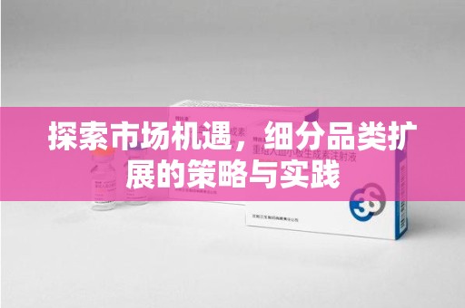 南昌探索市场机遇，细分品类扩展的策略与实践