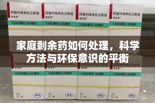 南昌家庭剩余药如何处理，科学方法与环保意识的平衡