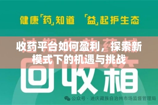 南昌收药平台如何盈利，探索新模式下的机遇与挑战
