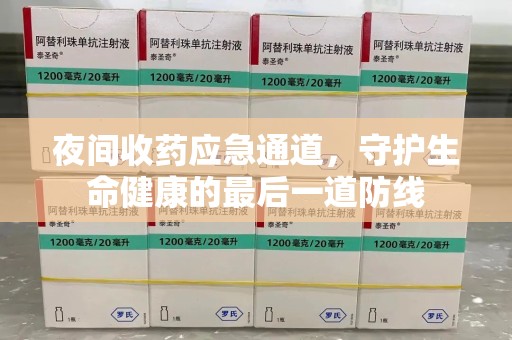 南昌夜间收药应急通道，守护生命健康的最后一道防线